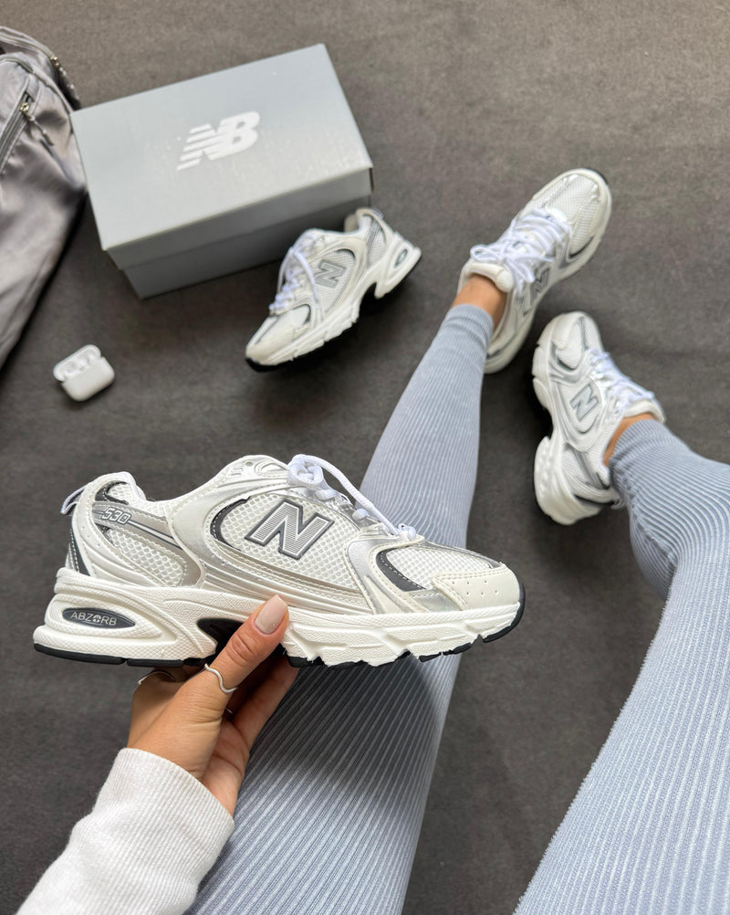 New balance 530 -  Branco/ chumbo