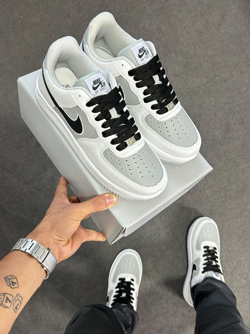 Air Force f1 prime - Branco/cinza/preto
