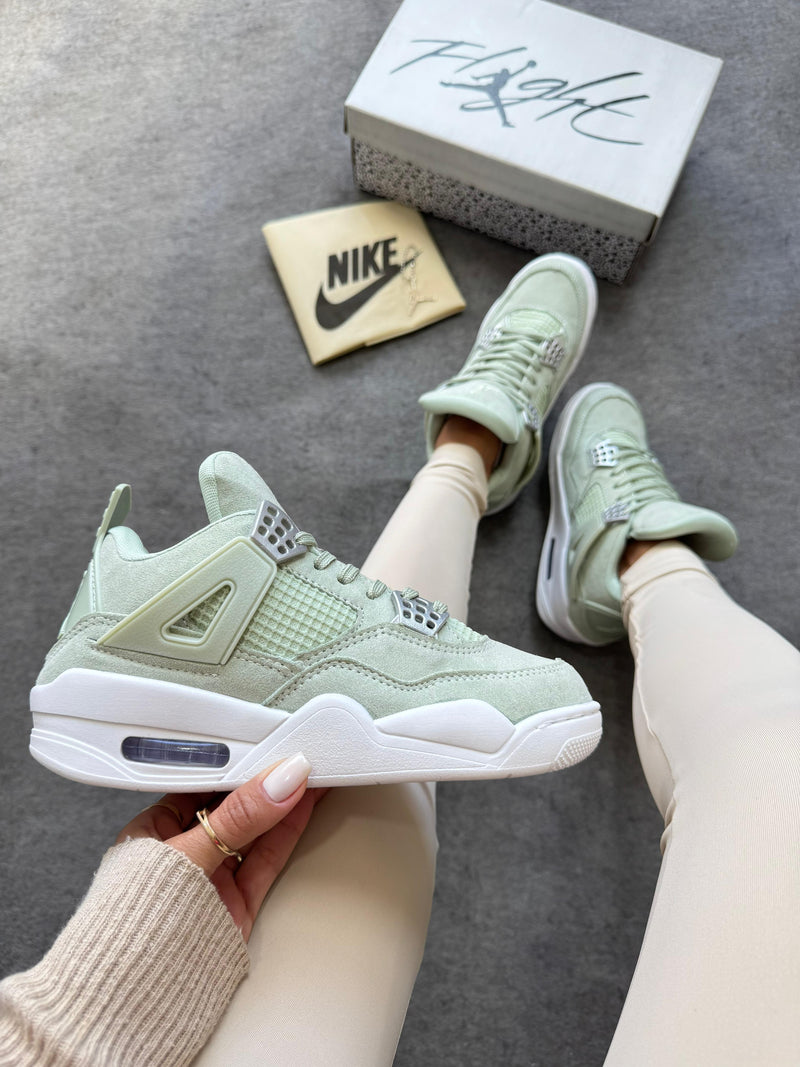 Nike Bota Air Jordan 4 - Verde Menta