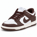 Nike Dunk Low Pro Café — frontal em três quartos, ponta para a esquerda