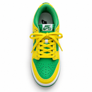 Dunk Low Pro Brasil – vista superior com cadarço Yellow