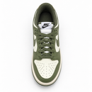 Nike Dunk Verde Musgo – foto de estúdio 4 em fundo branco