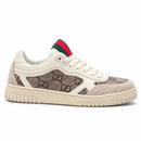 Gucci Re-Web Sneaker – Off-White & Beige — foto 1 em fundo branco