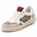 Gucci Re-Web Sneaker – Off-White & Beige — foto 3 em fundo branco