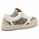 Gucci Re-Web Sneaker – Off-White & Beige — foto 5 em fundo branco