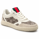 Gucci Re-Web Sneaker – Off-White & Beige — foto 6 em fundo branco