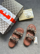 Papete Gucci laço - chocolate