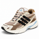 Adidas x Pharrell Jellyfish Off-White & Brown — frente esquerda em fundo branco