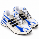 Adidas x Pharrell Jellyfish White & Blue — par em três quartos em fundo branco