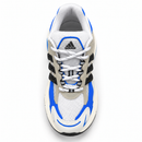 Adidas x Pharrell Jellyfish White & Blue — vista superior em fundo branco