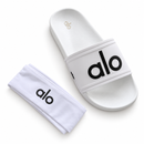 Kit Alo Slide + Tiara white — detalhe do slide e tiara