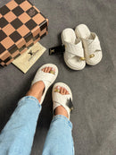 Papete confort Louis Vuitton luxo - Branco