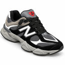 New Balance 9060 - Preto/Grafite - frente em três quartos à direita