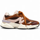 New Balance 9060 Caramelo — lateral, ponta para a direita