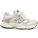 New Balance 9060 Bege/Branco — lateral, ponta para a direita