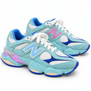 New Balance 9060 Sky Lilac — par em três quartos