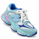 New Balance 9060 Sky Lilac — vista superior oblíqua adaptada