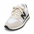 New Balance 574 Off/Preto — vista superior frontal oblíqua adaptada
