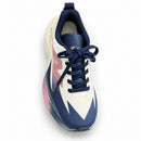 New Balance FullCell Rebel V5 Off White/Marinho — vista superior de um tênis