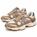New Balance 9060 Aveia — par em três quartos