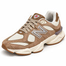 New Balance 9060 Aveia — vista frontal em três quartos, ponta à esquerda