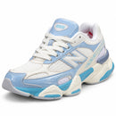 New Balance 9060R Azul BB — vista frontal em três quartos, ponta à esquerda