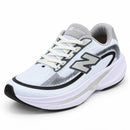 New Balance Elipse - Branco/Cinza - frente em três quartos à esquerda