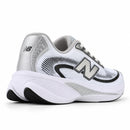 New Balance Elipse - Branco/Cinza - traseira em três quartos