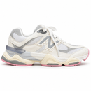New Balance 9060 White, Grey & Pink — perfil lateral