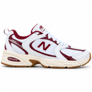 New Balance 530 Branco/Bordo - perfil lateral
