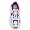 New Balance 530 Branco/Bordo - vista superior