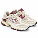 New Balance 9060 – Beige & Burgundy — foto 2 em fundo branco