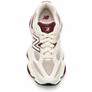 New Balance 9060 – Beige & Burgundy — foto 4 em fundo branco