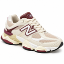 New Balance 9060 – Beige & Burgundy — foto 6 em fundo branco