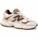 New Balance 9060 – Beige & Hazelnut — foto 1 em fundo branco