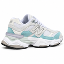 New Balance 9060 – Grey & Deep Teal — foto 5 em fundo branco
