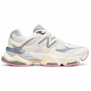 New Balance 9060 – White, Grey & Pink — foto 1 em fundo branco