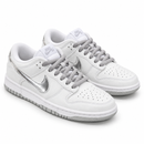 Nike Dunk SB Branco Prata - foto de estúdio 2