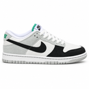 Nike Dunk Low Pro Luxo Branco Preto Cinza - foto de estúdio 1