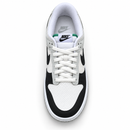 Nike Dunk Low Pro Luxo Branco Preto Cinza - foto de estúdio 4