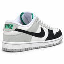 Nike Dunk Low Pro Luxo Branco Preto Cinza - foto de estúdio 5