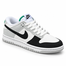 Nike Dunk Low Pro Luxo Branco Preto Cinza - foto de estúdio 6