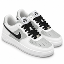 Nike Air Force F1 Prime - White Gray Black - vista 2