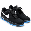 Nike Air Force F1 Black Sky Blue — vista de estúdio 2