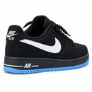 Nike Air Force F1 Black Sky Blue — vista de estúdio 5