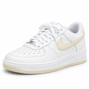 Nike Air Force F1 Branco Creme - frente esquerda