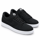 Nike Air Force F1 Nobuck Preto - par