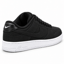 Nike Air Force F1 Nobuck Preto - traseira