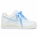 Nike Air Force F1 Prime – White Maxxi Glitter Blue vista 1