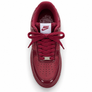 Nike Air Force Marsala - vista superior